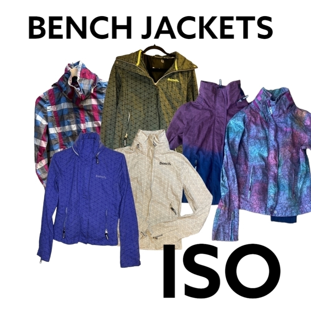 IN SEARCH OF 🔍 *NOT FOR SALE* BENCH JACKETS BBQ SIZE MEDIUM